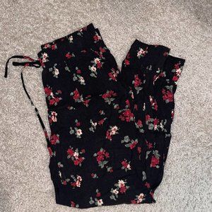 Hollister Floral Joggers Size S